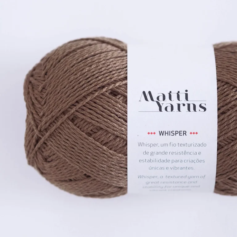 Fio Whisper Matti Yarns - Cor 3005 (Castanho)