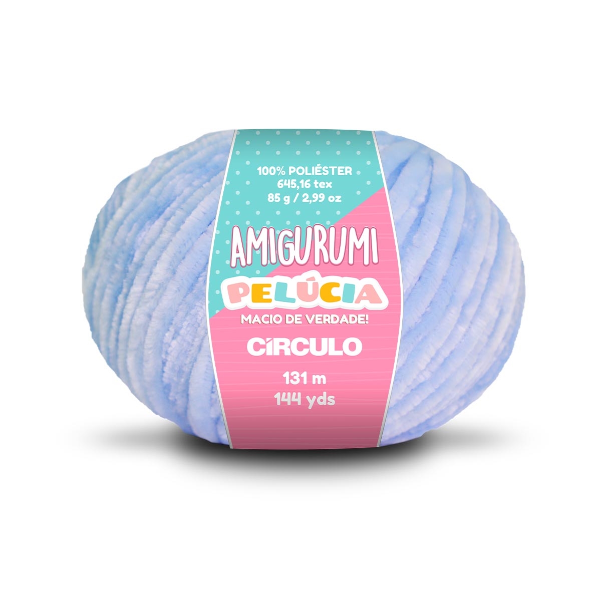 Linha Amigurumi Pelúcia Círculo 2137 (Hortênsia)