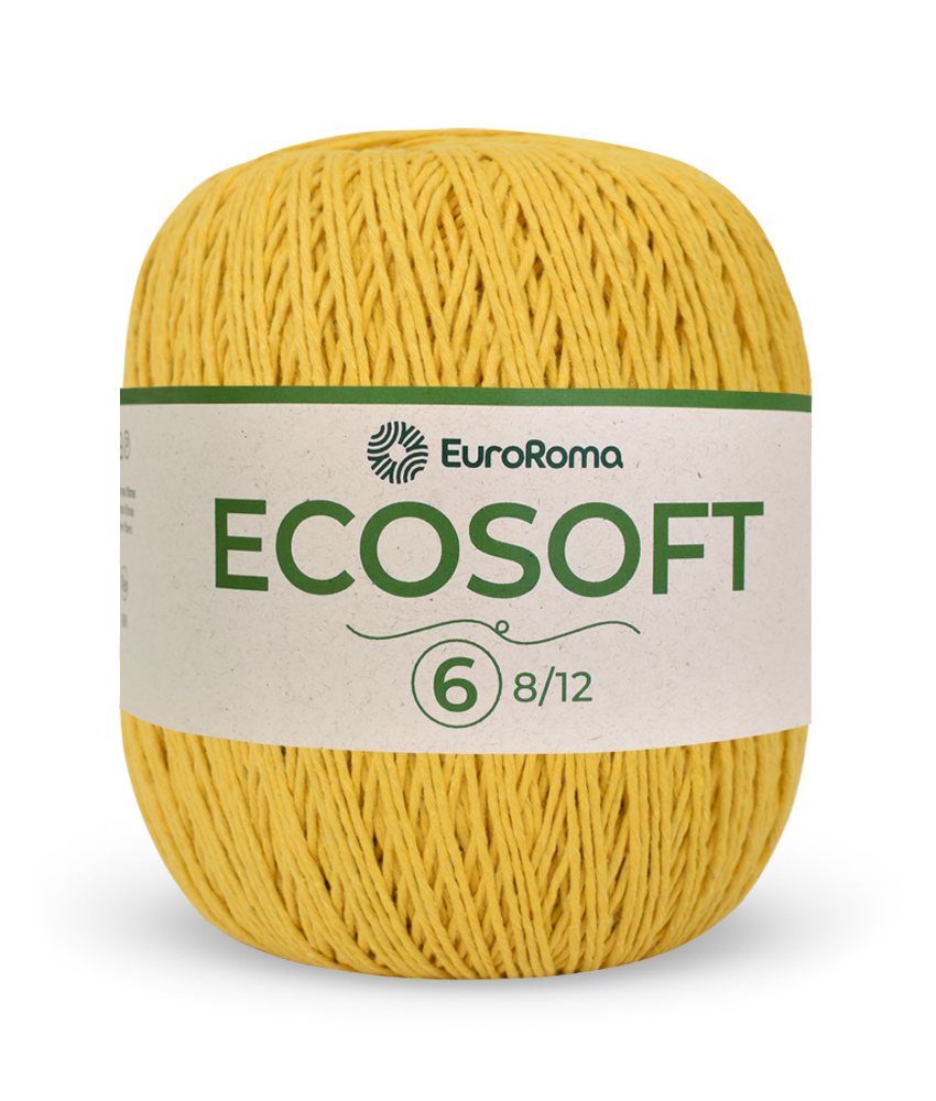 Barbante Ecosoft N6 Euroroma  - 450 (Ouro)