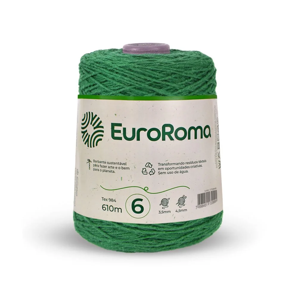 Barbante 6 Euroroma Colorido 600g - Bandeira