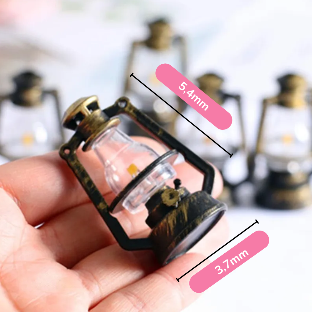 Mini Lamparina de Plástico - (37x54mm)