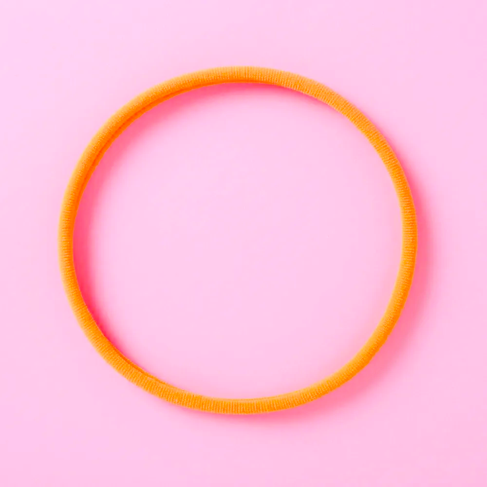 Faixa de Cabelo Recém Nascido (Amarelo)