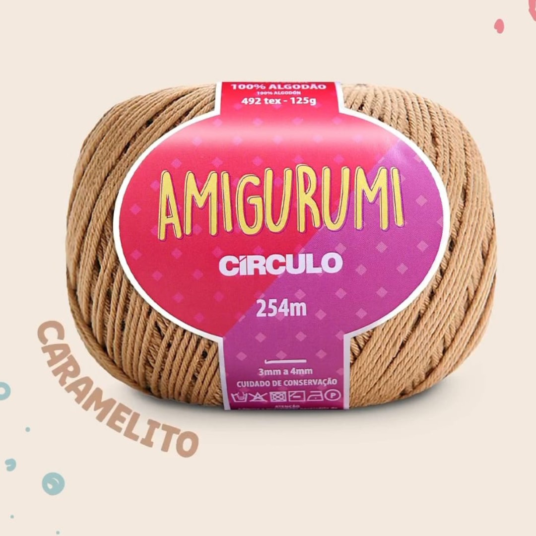 Linha Amigurumi Círculo 7076 (Caramelito)