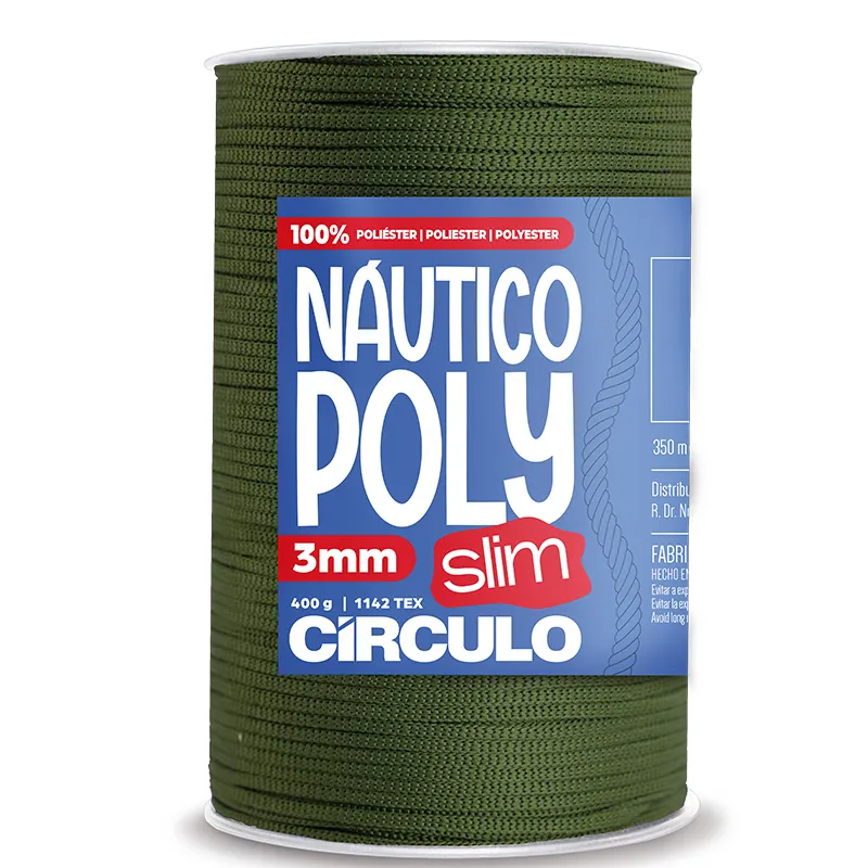 Fio Náutico Poly 3mm 5368 (Militar) - Círculo