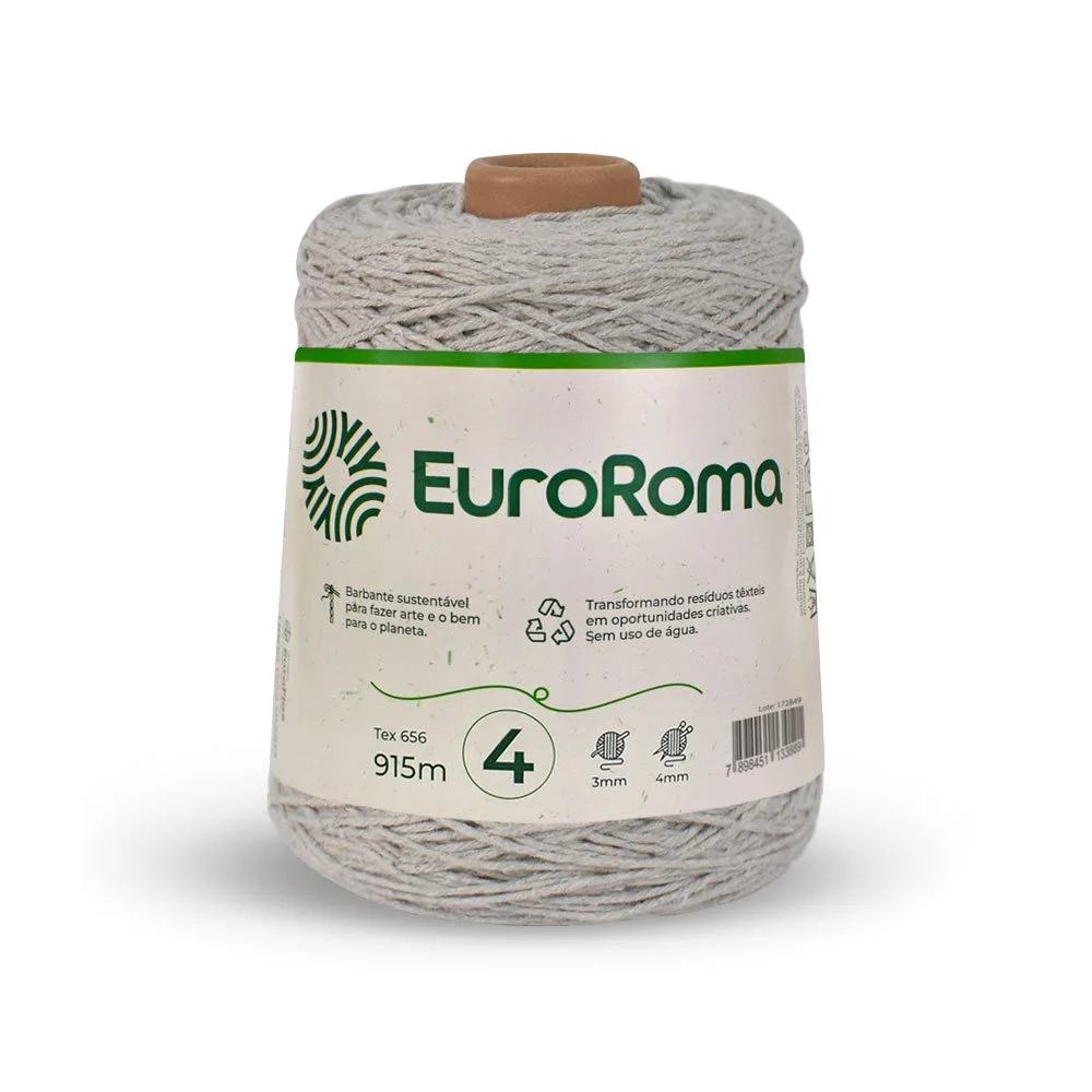 Barbante 4 Euroroma Colorido 600g - Caqui
