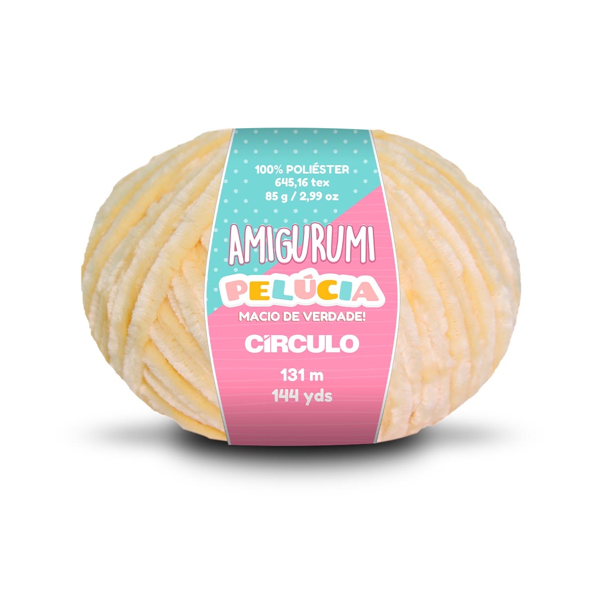 Linha Amigurumi Pelúcia Círculo 7564 (Porcelana)