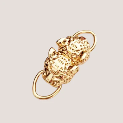 Fecho Imantado Tigre  (Dourado) - Unidade