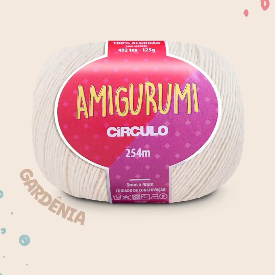 Linha Amigurumi Círculo 3061 (Gardênia)