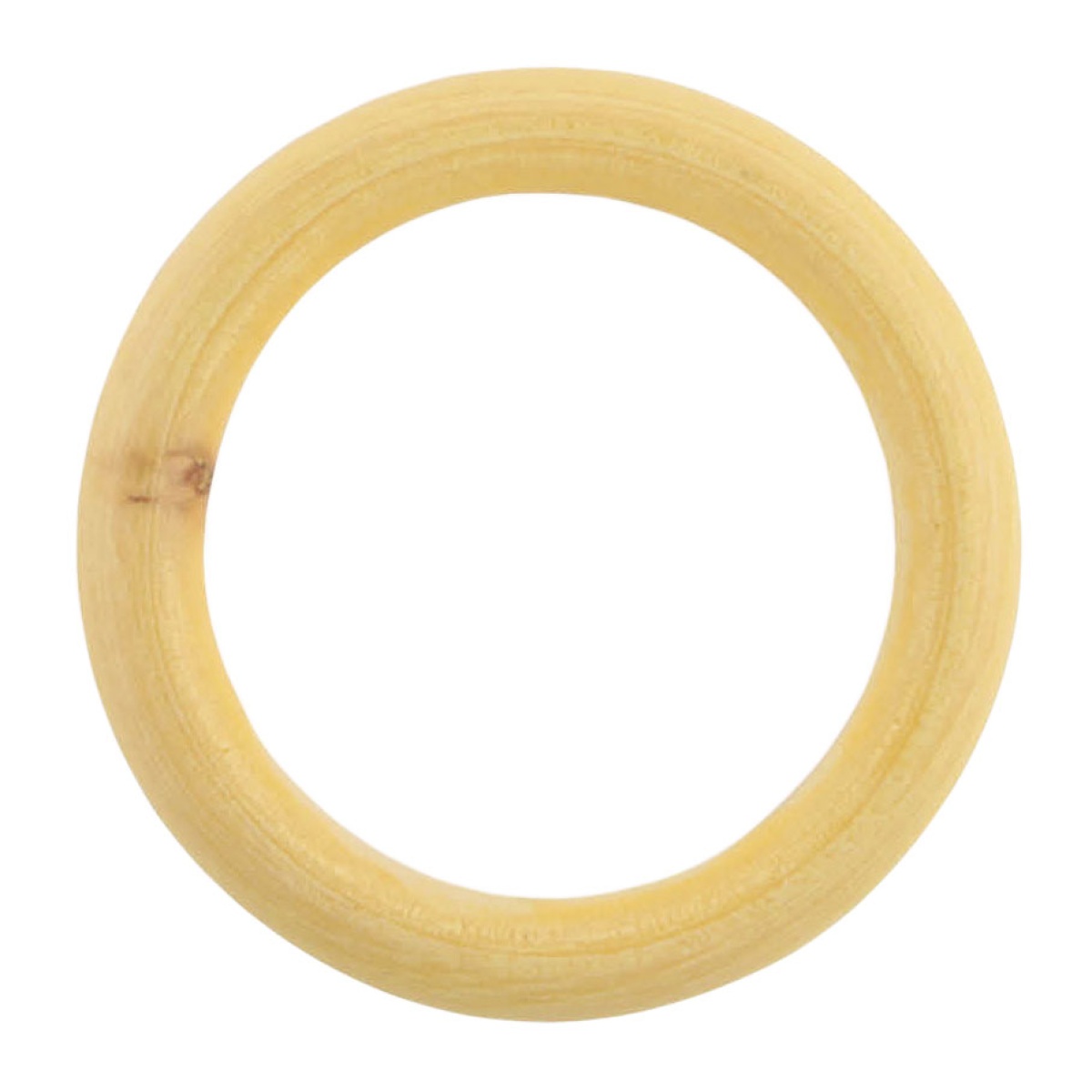 Argola de Madeira (6cm) - 1 Unidade