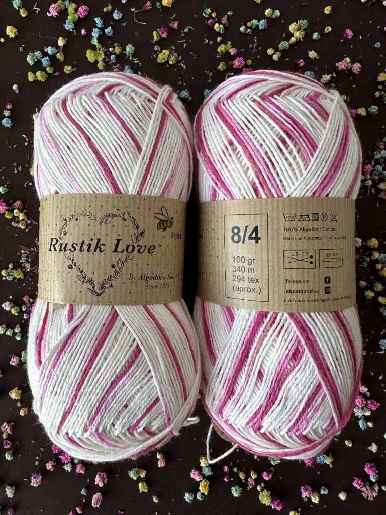 Cor 90 Rustik Love Pollen 100g 8/4(Meio Branco e Rosa)