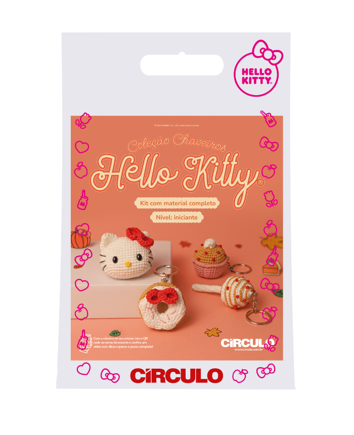 Coleção Chaveirinhos Hello Kitty - Círculo