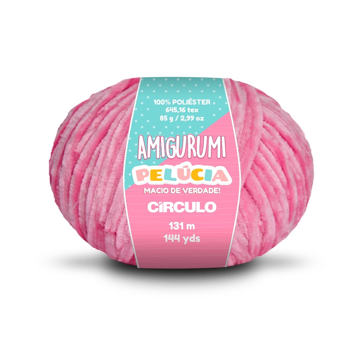 Linha Amigurumi Pelúcia Círculo 3182 (Pitaya)