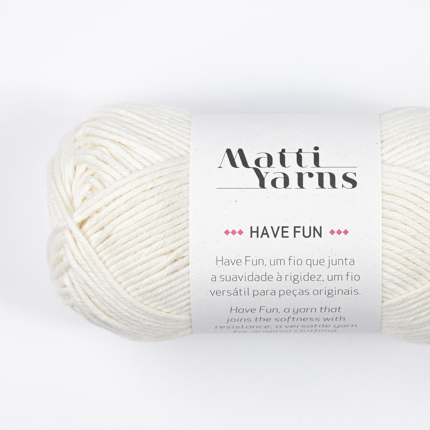 Linha Have Fun (Amigurumi) Matti Yarns 1001 (Pérola)