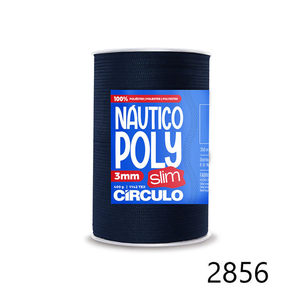 Fio Náutico Poly 3mm 2856 (Azul Marinho) - Círculo