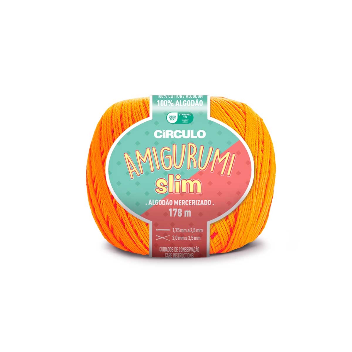 Linha Amigurumi Slim Círculo 4456(Laranja)