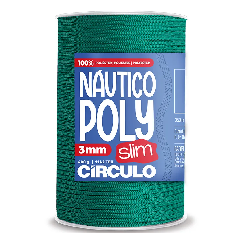 Fio Náutico Poly 3mm 5363 (Esmeralda) - Círculo