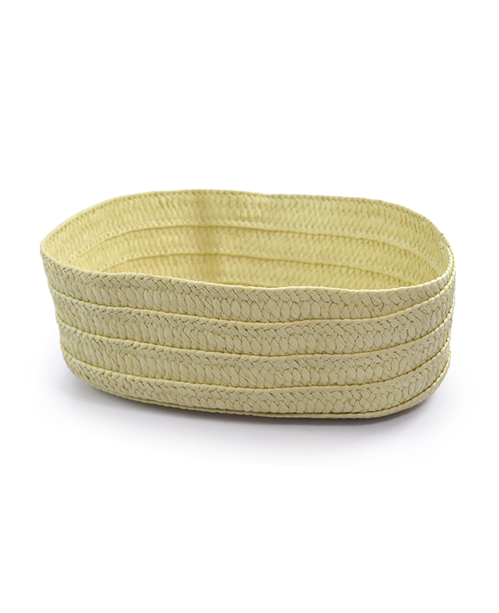 Base de Palha Retangular -Cor Natural (Circulo)