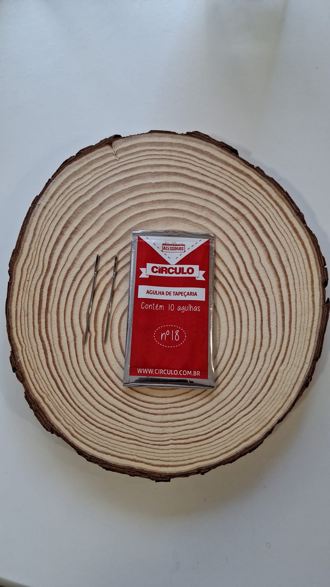 Agulha de tapeçaria N.18- Círculo (Unidade)