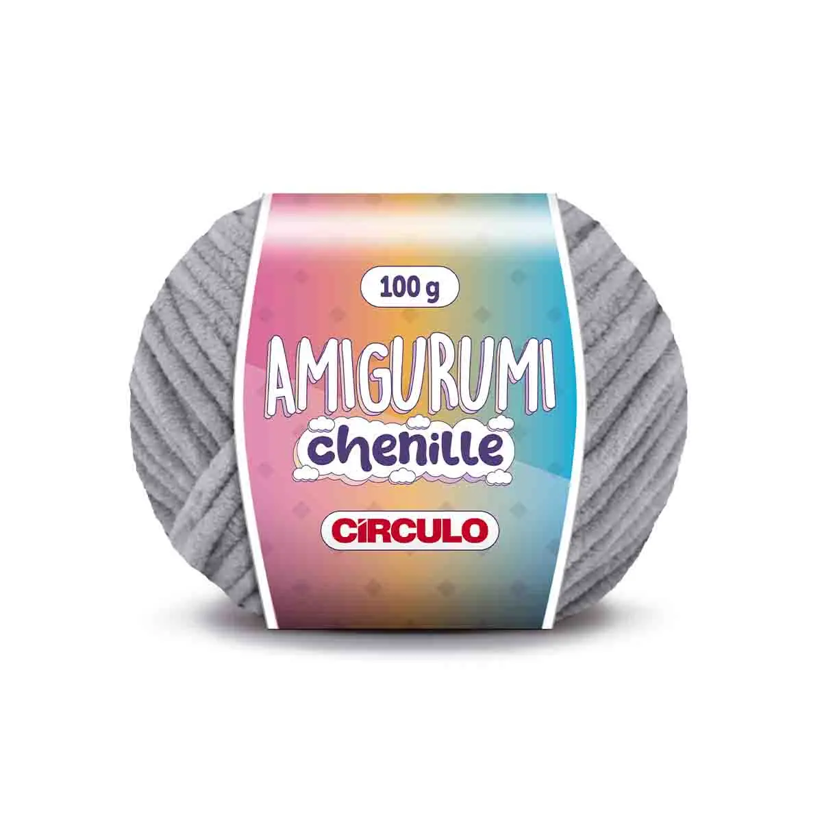 Linha Amigurumi Chenille Círculo 8212 (Cromado)