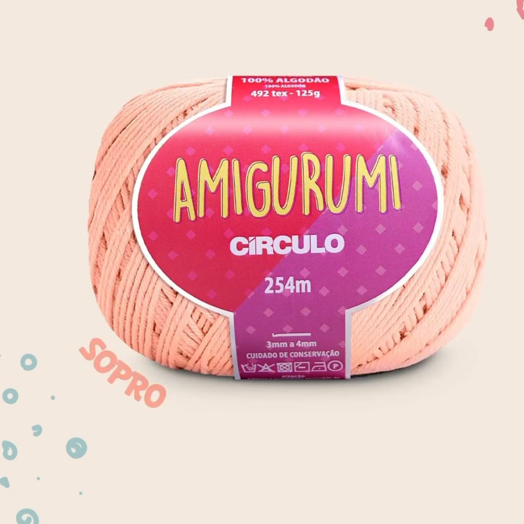 Linha Amigurumi Círculo 3047 (Sopro)