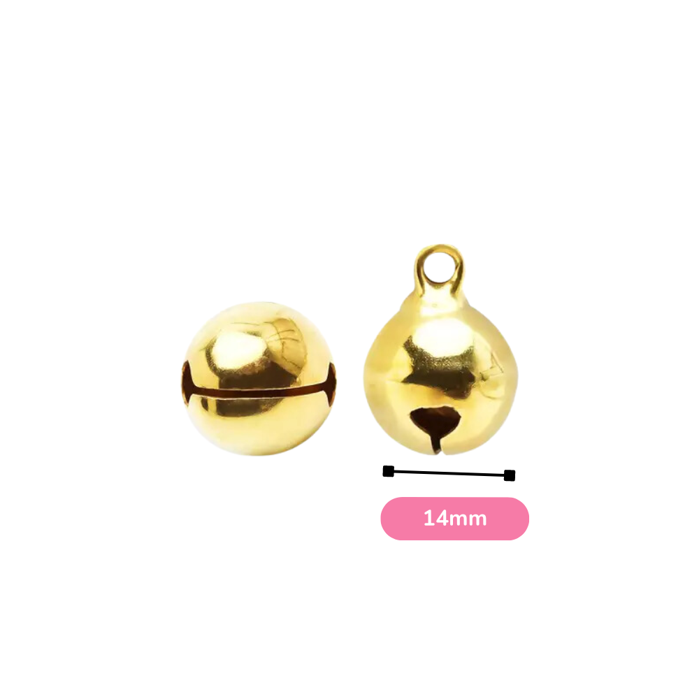 Guizo para Amigurumi Dourado - 14mm