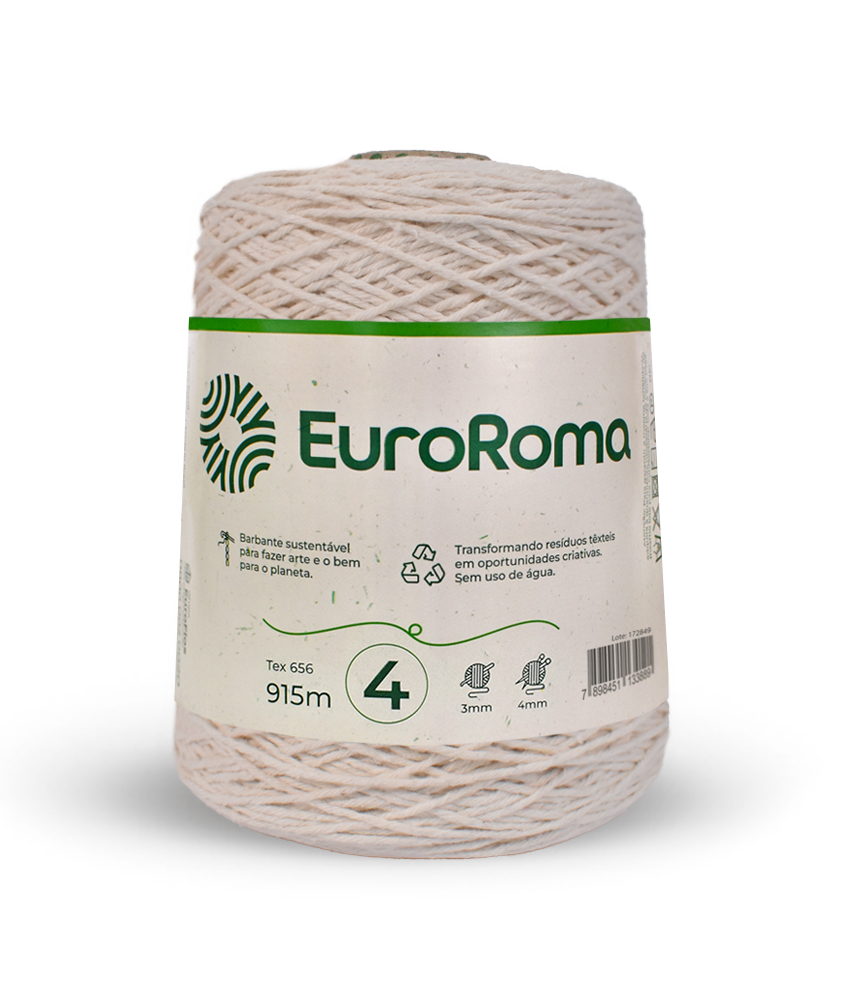 Barbante Euroroma Cru 4- 600g
