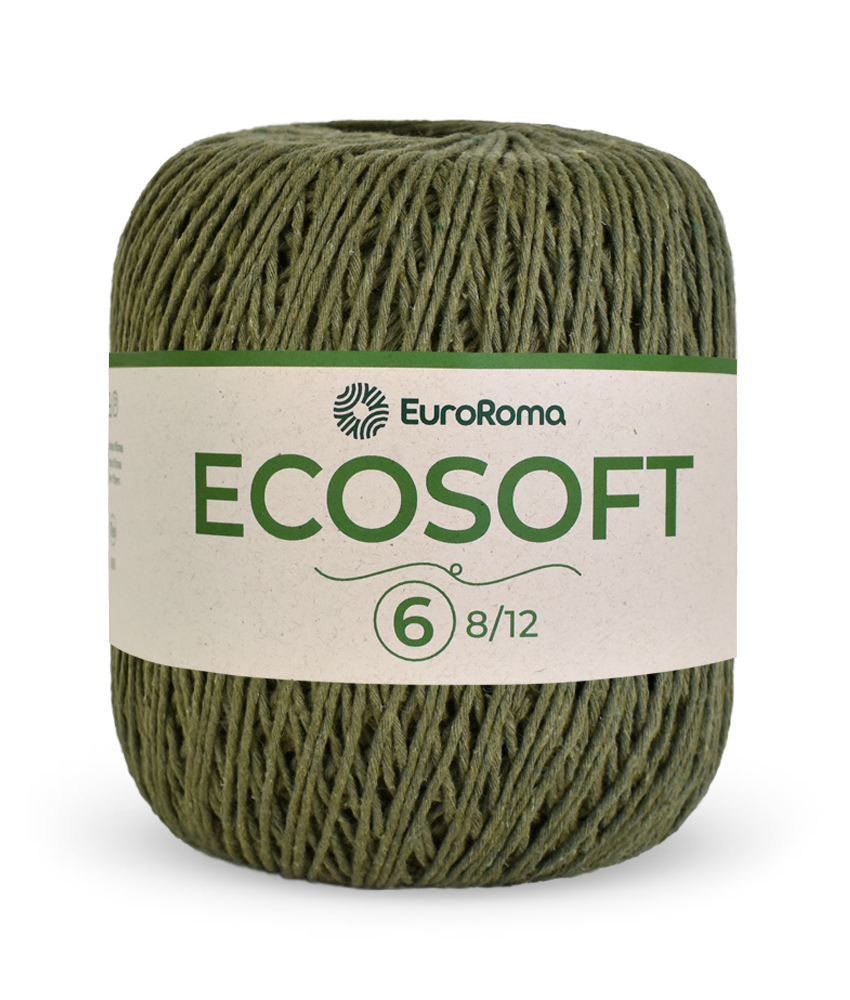Barbante Ecosoft N6 Euroroma  - 805 (Verde Militar)