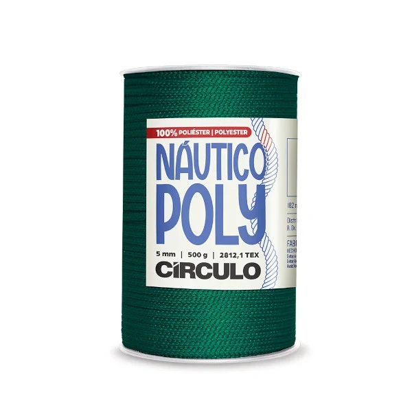Fio Náutico Poly  5mm Círculo  5363(Esmeralda)