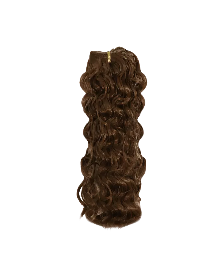 Cabelo para Amigurumi- Cacheado (Castanho Claro)