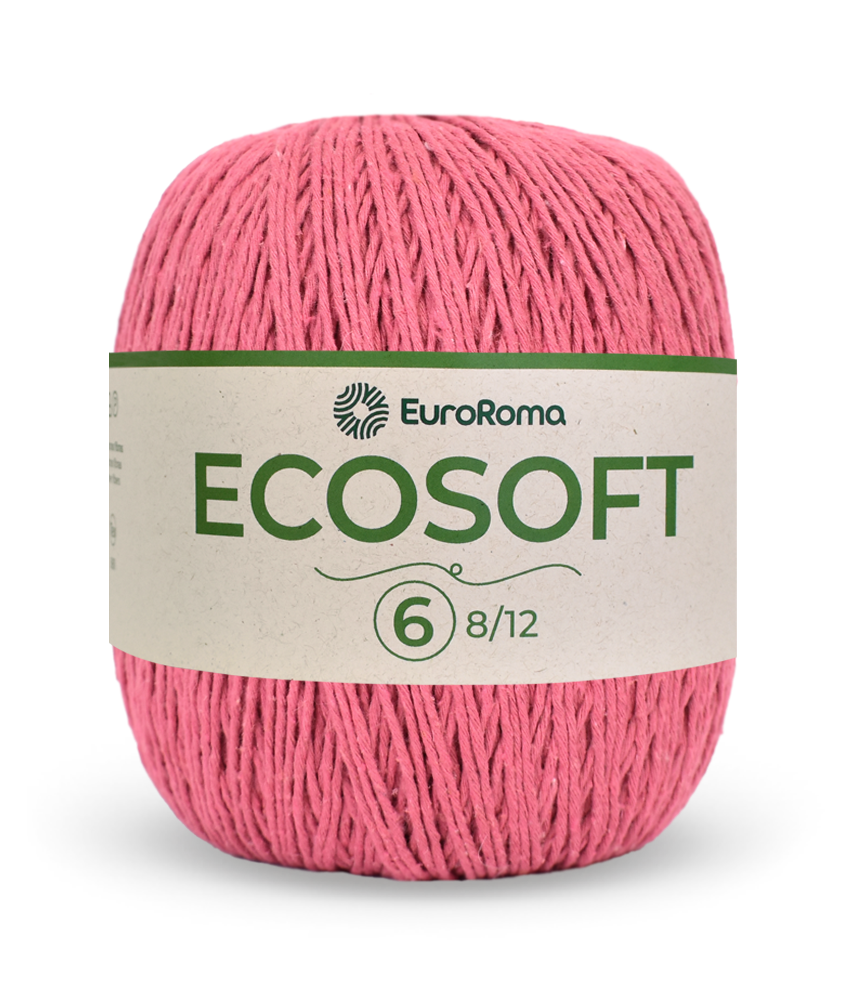 Barbante Ecosoft N6 Euroroma  - 580(Malva)