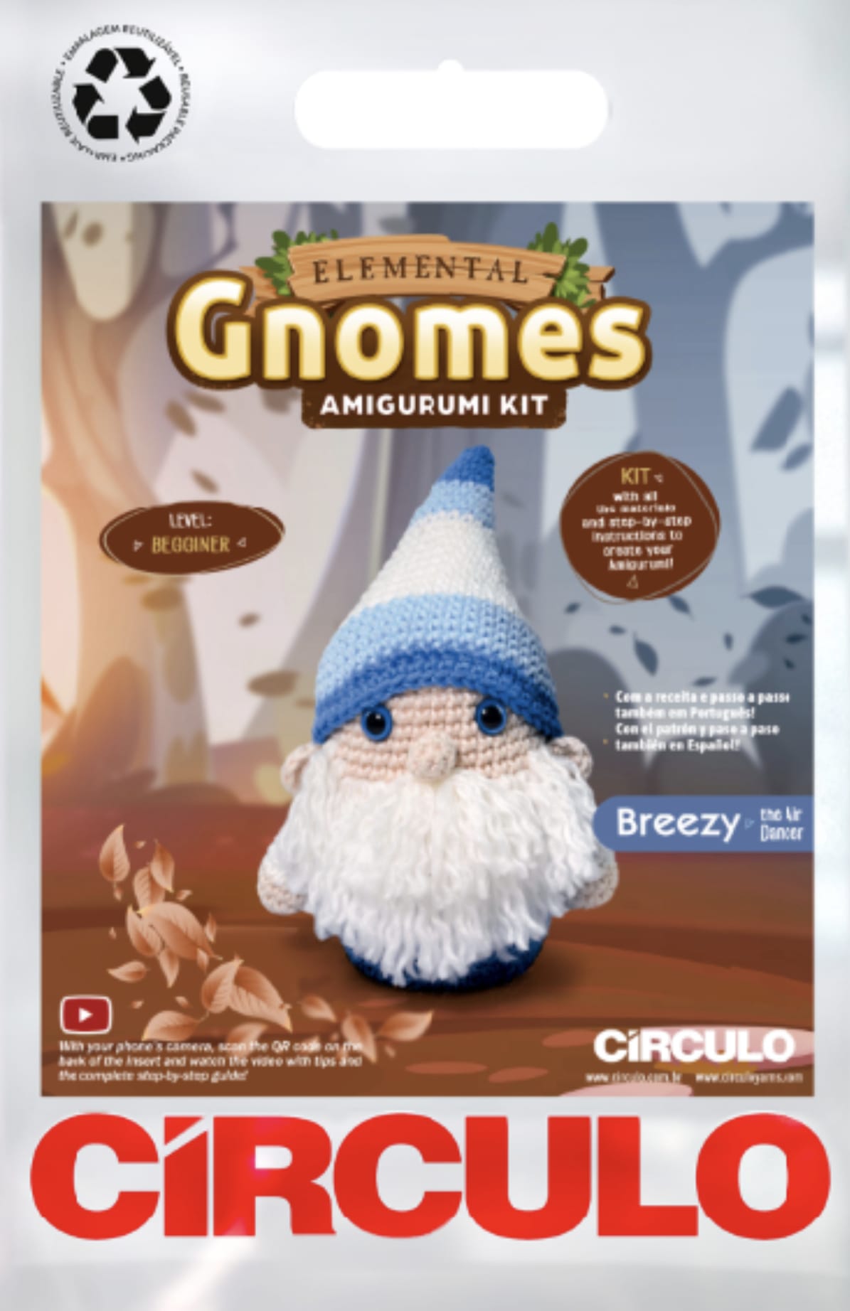 Kit Amigurumi Gnomes Círculo -  Breezy