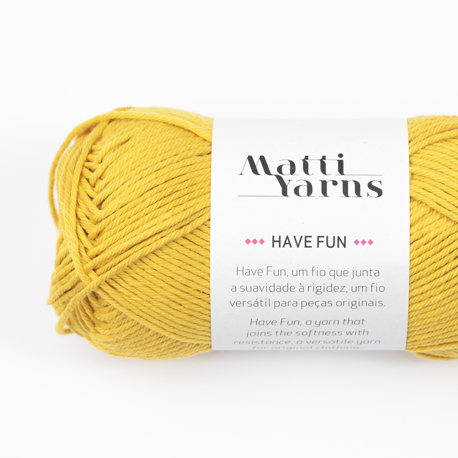 Linha Have Fun (Amigurumi) Matti Yarns 2003 (Amarelo Mostarda)