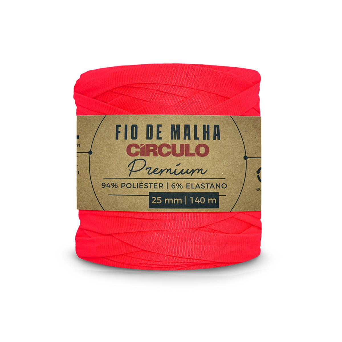 Fio de Malha Premium Círculo 784 (Coral Neon)