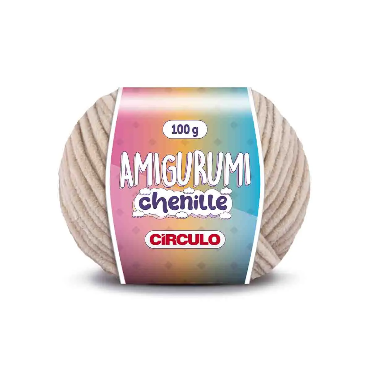 Linha Amigurumi Chenille Círculo 7062 (Amendoim)