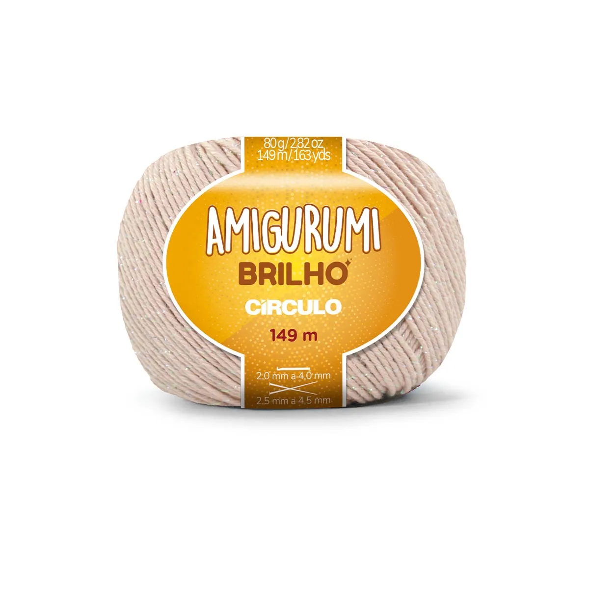 Linha Amigurumi Brilho Círculo 7563 (Chantilly)