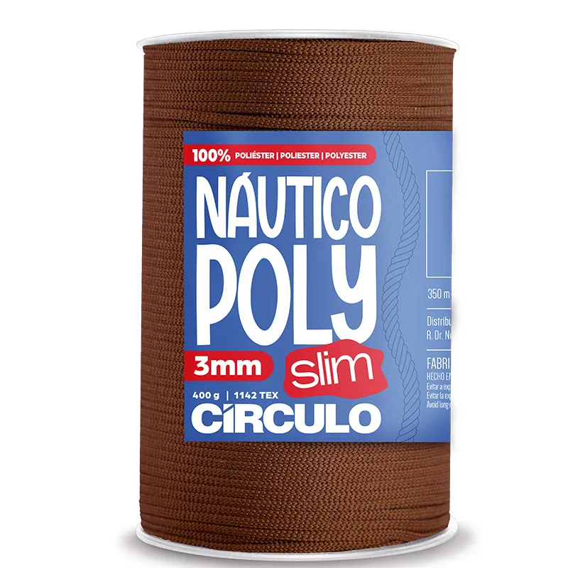 Fio Náutico Poly 3mm 7382 (Chocolate) - Círculo