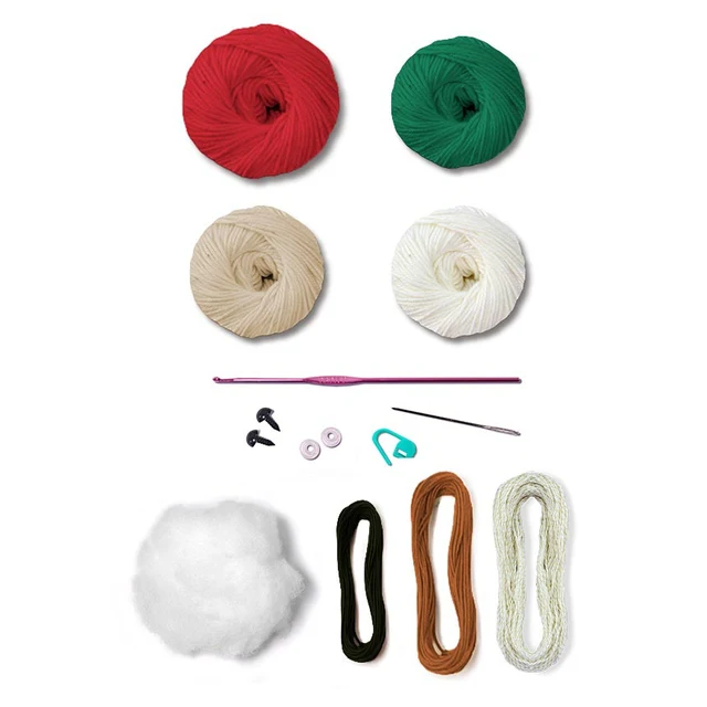 Kit  Amigurumi Círculo - Mama Claus