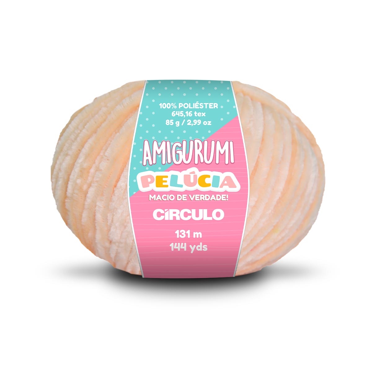 Linha Amigurumi Pelúcia Círculo 7563 (Chantilly)
