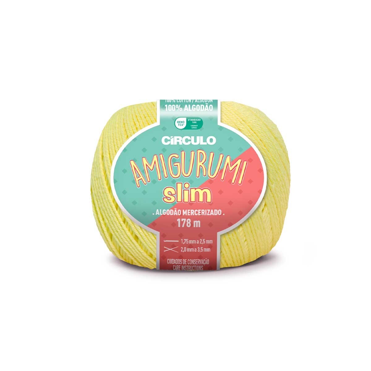 Linha Amigurumi Slim Círculo 1730(Amarelo Candy)