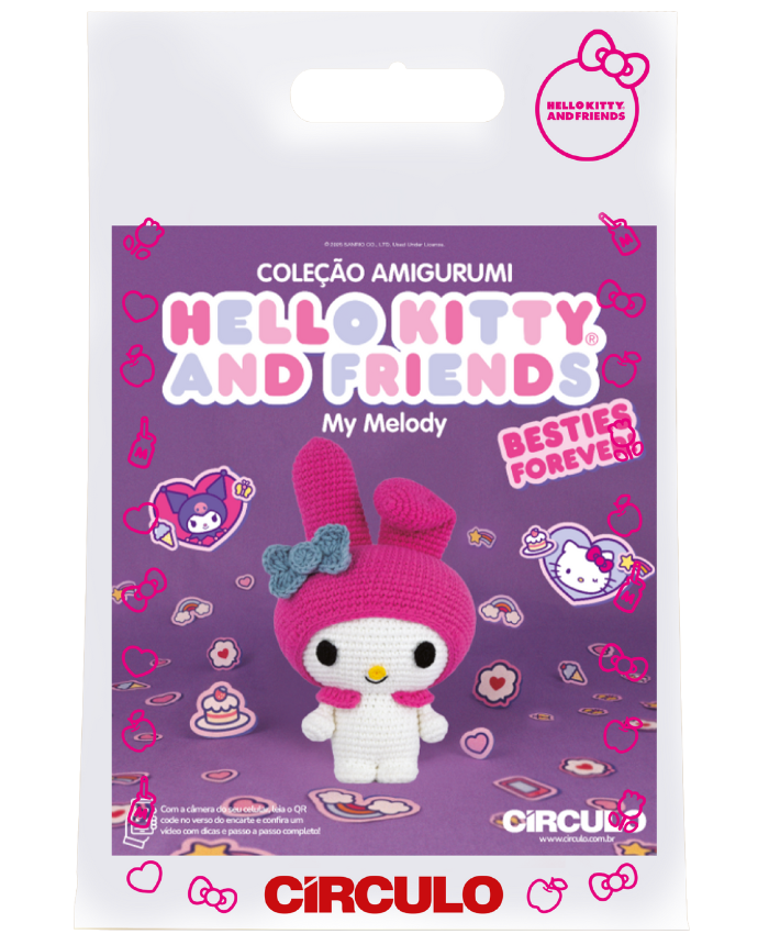 Kit Amigurumi Hello Kitty and Friends (Círculo )-  May Melody