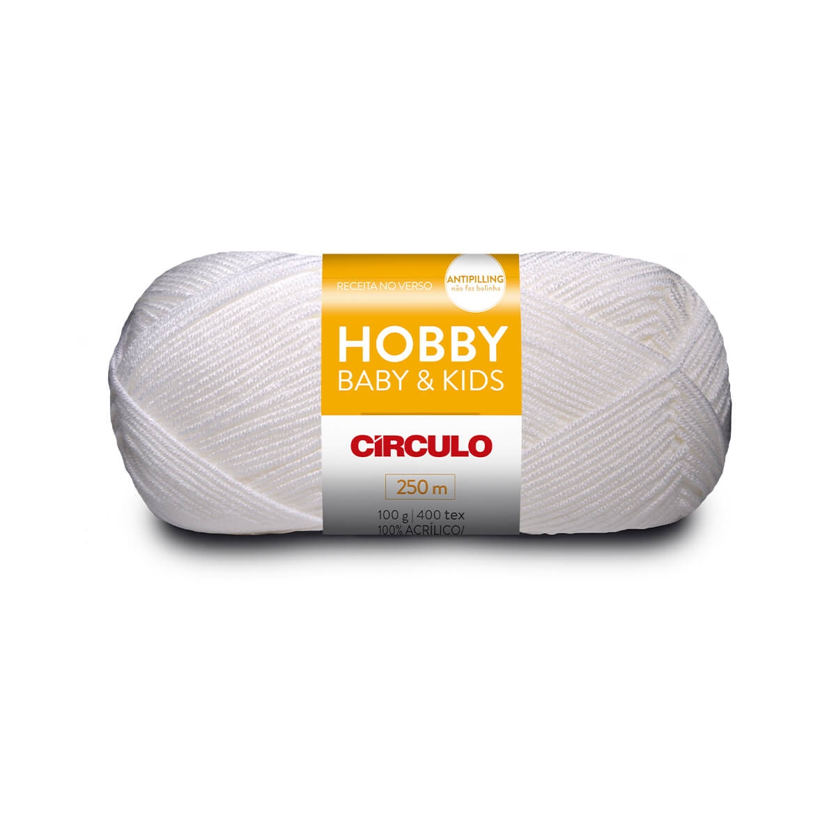 Lã Hobby Baby and Kids Círculo 10 (Branco)