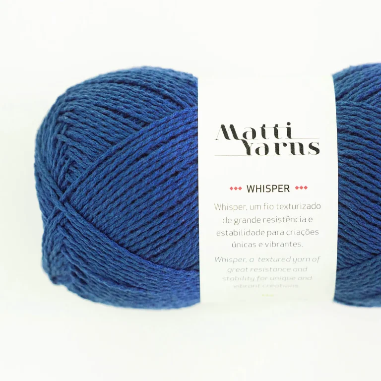 Fio Whisper Matti Yarns - Cor 7008 (Azul Marinho)