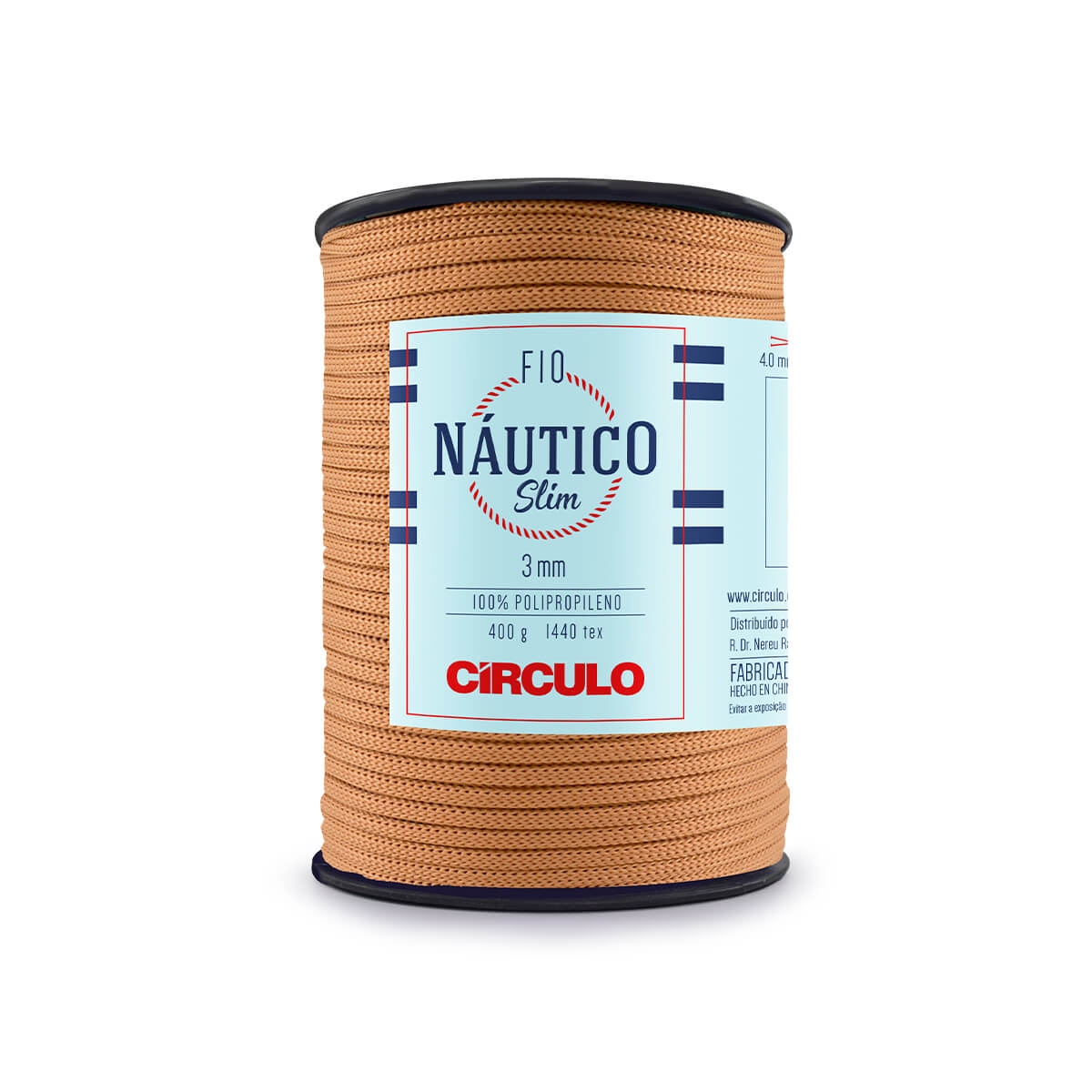 Fio Náutico Slim 3mm  Círculo 7404  (Cobre)
