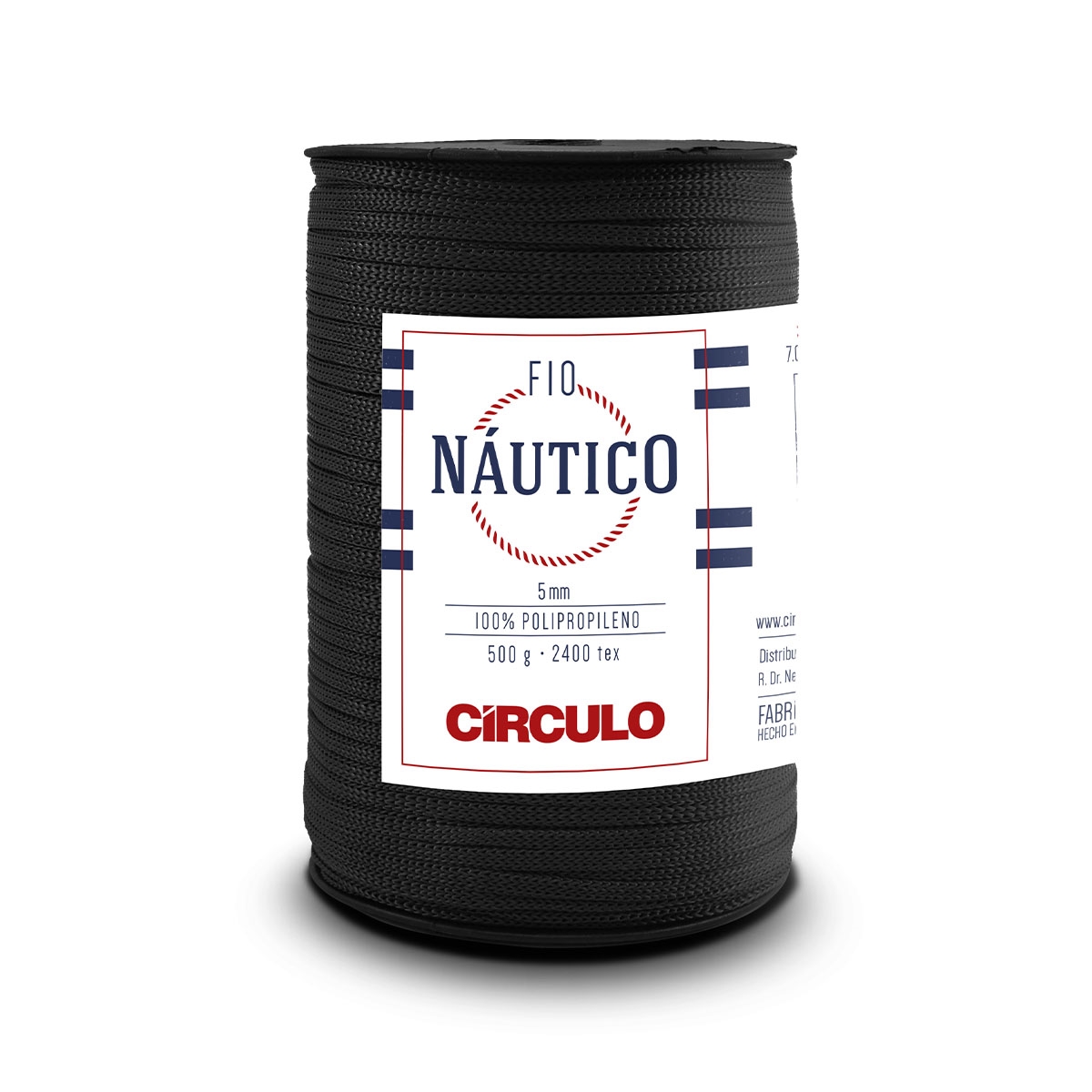 Fio Náutico 5mm Círculo 8990 (Preto)