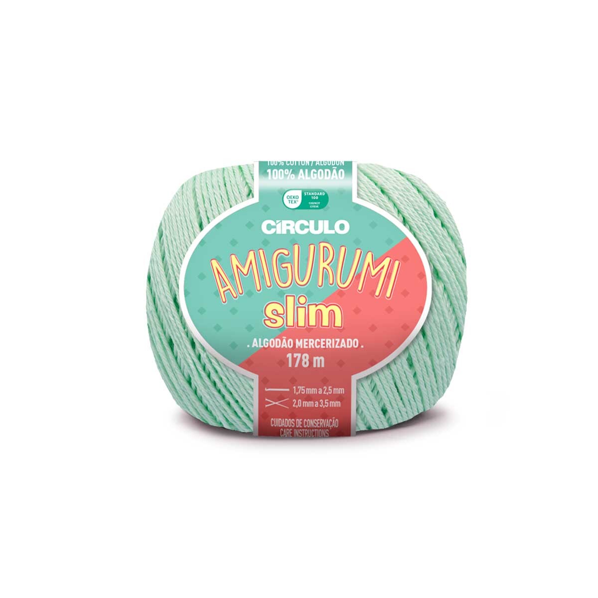 Linha Amigurumi Slim Círculo 2204 (Verde Candy)