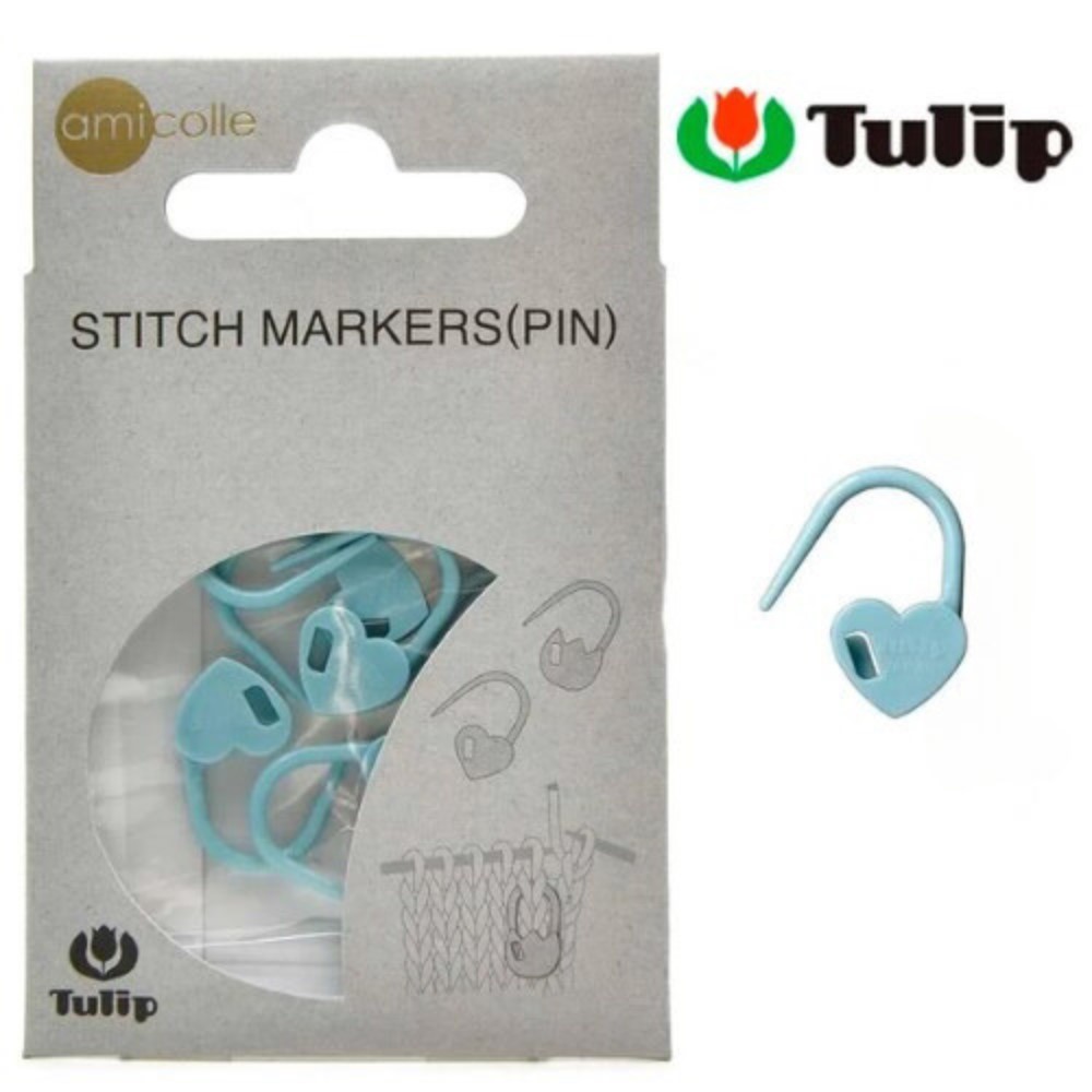 Marcador de Ponto Tulip Coração - 07 unidades