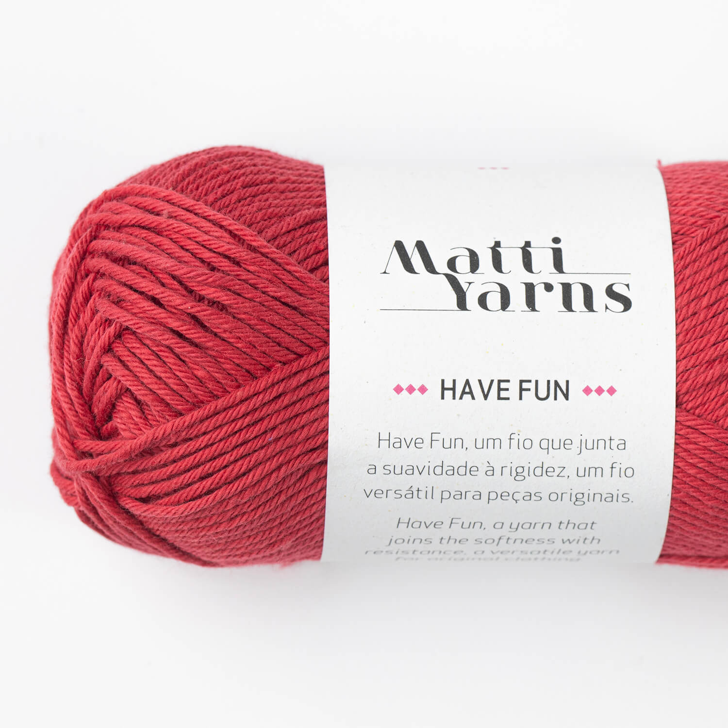 Linha Have Fun (Amigurumi) Matti Yarns 4008 (Cereja)