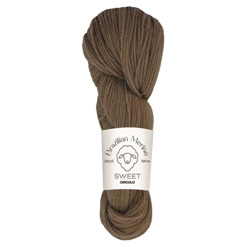 Lã Brazilian Merino Circulo 7004 (Mocha)