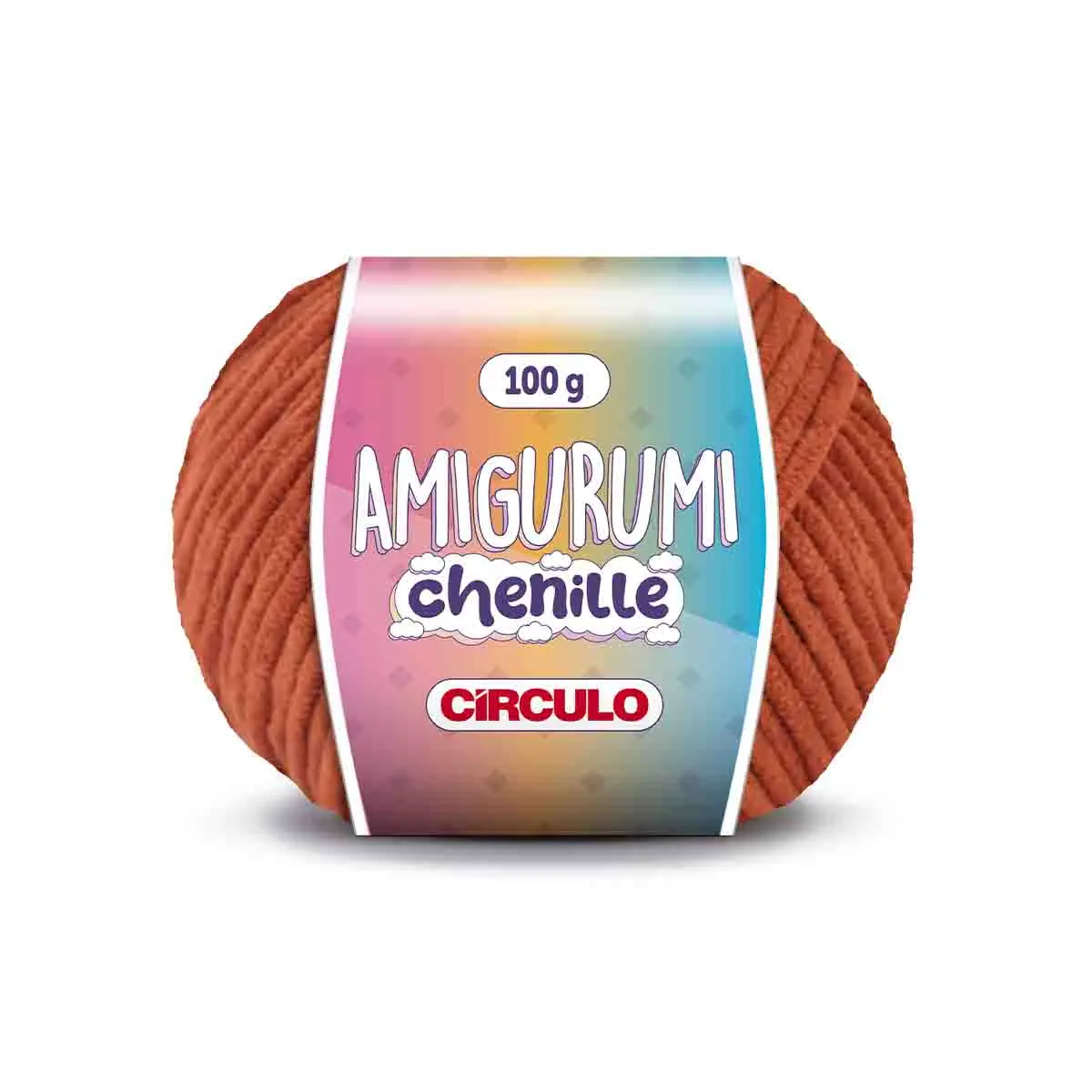 Linha Amigurumi Chenille Círculo 7529 (Terracota)