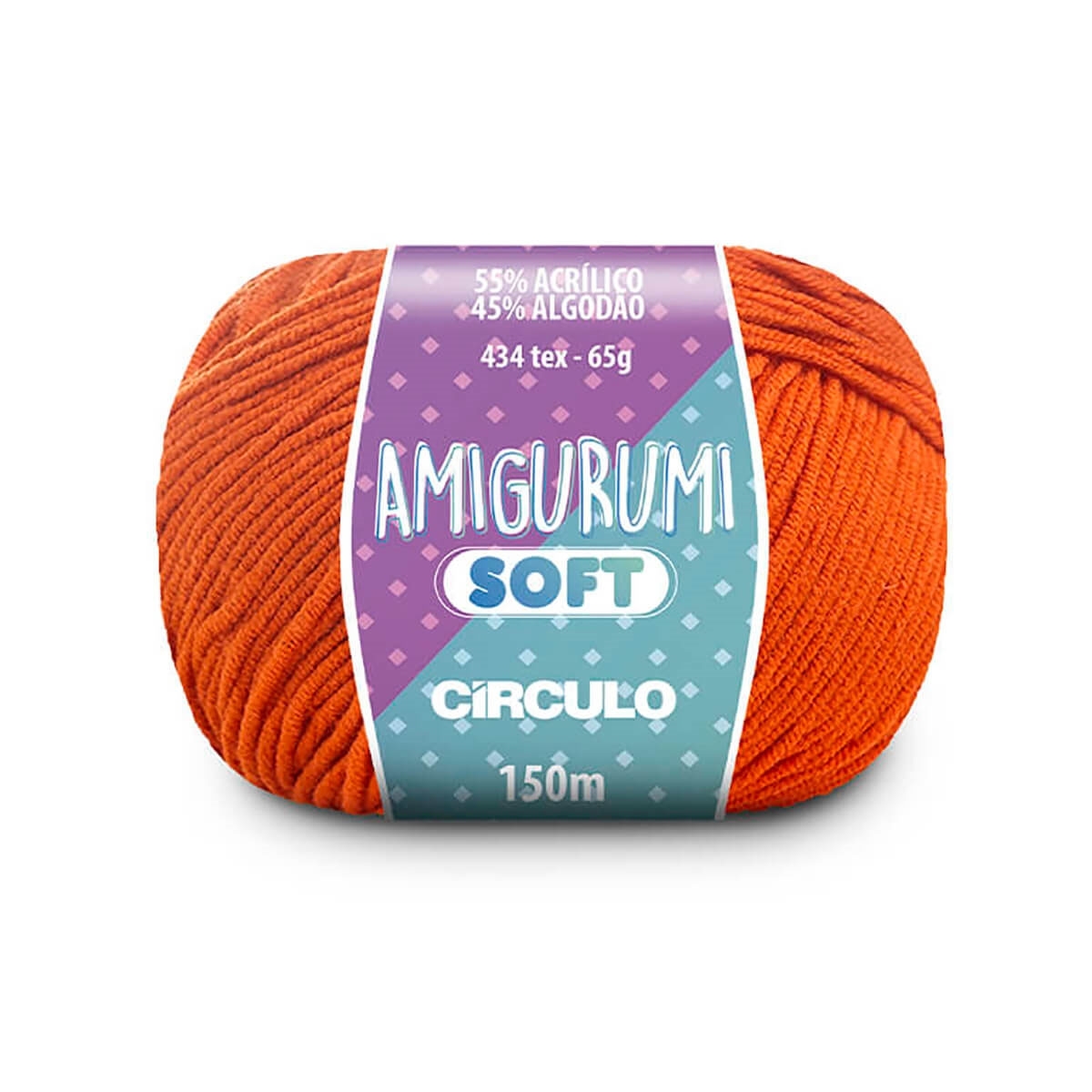 Linha Amigurumi Soft Círculo 4456 (Laranja)